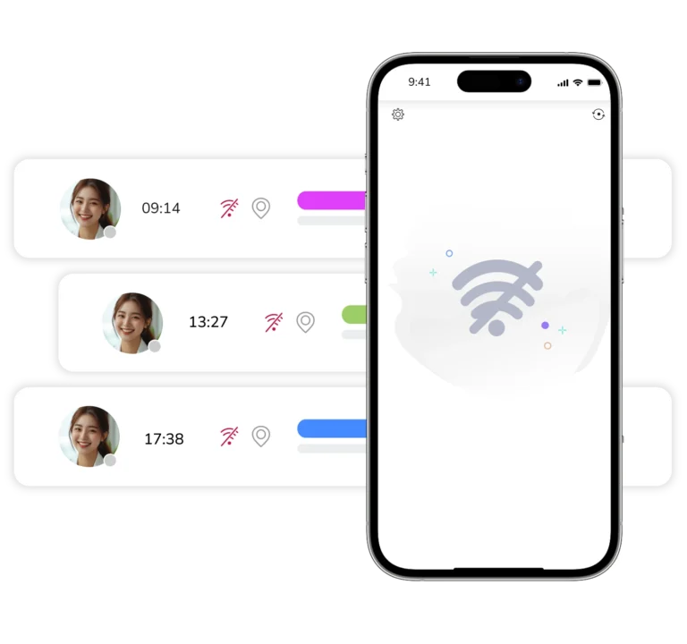 オフラインモードで勤怠を記録するJibble