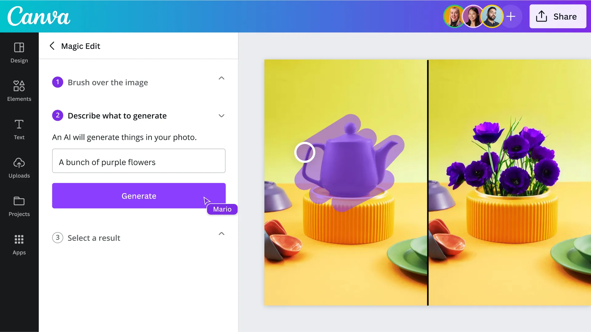 Canva AI tools