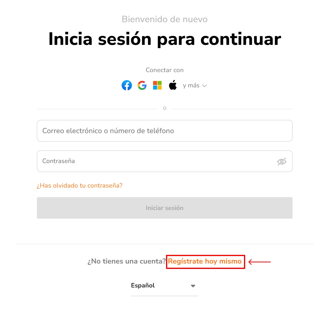 Registrarse en Jibble para configurar los ajustes de seguimiento de asistencia
