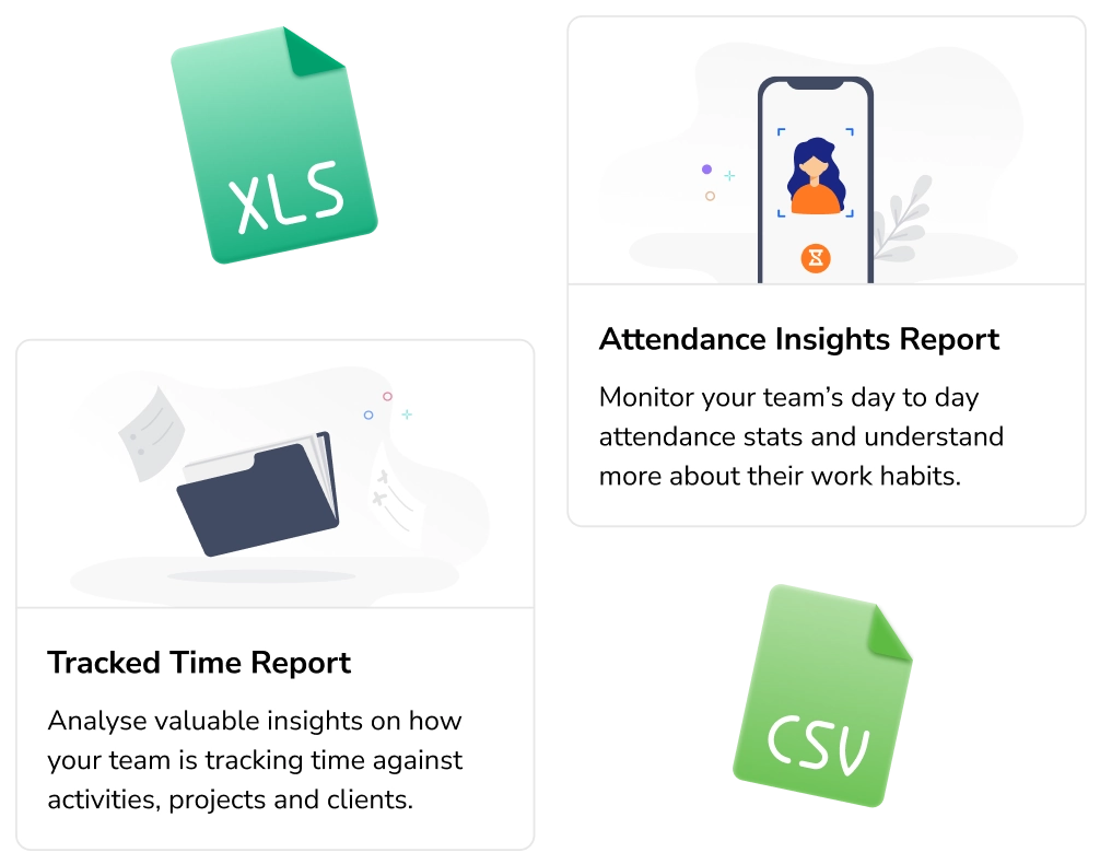 Reports and payroll export
