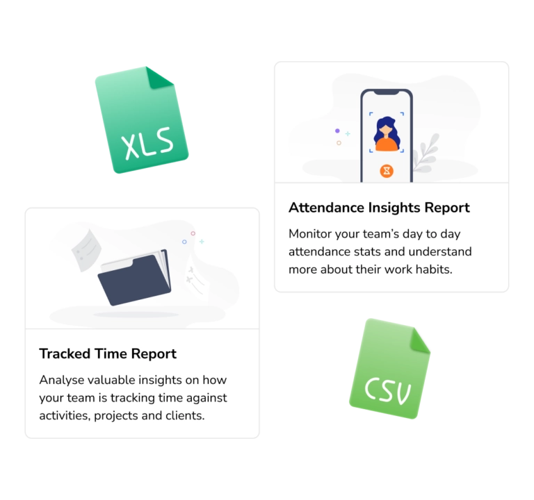 Attendance reports and charts